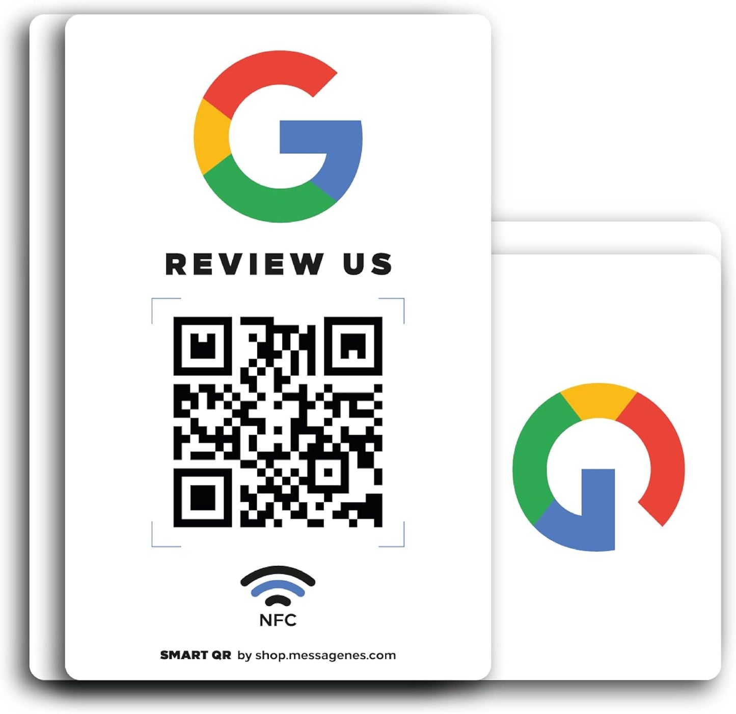 Google Review NFC Sticker (placeholder image from MESSAGENES listing - swap before publishing)
