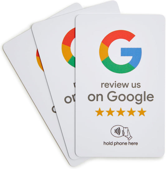 Google Review Tap Card — Pro (placeholder image from ProsperQR listing - swap before publishing)